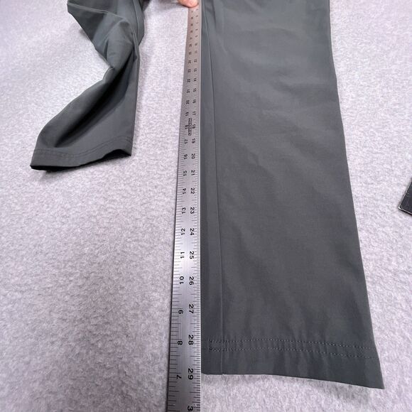 Wowie Sapien Pants Mens Medium Charcoal Pull On Aztec Trim Casual Performance - Picture 6 of 14